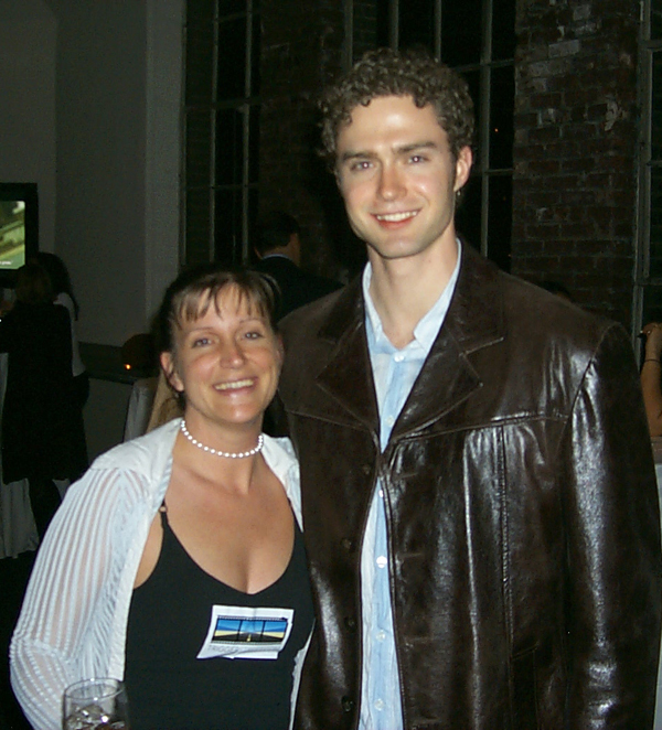 Filmmakers Elizabeth Anne and John Harrison at the Trigger Street Productions party Tribecca Film Festival 2005