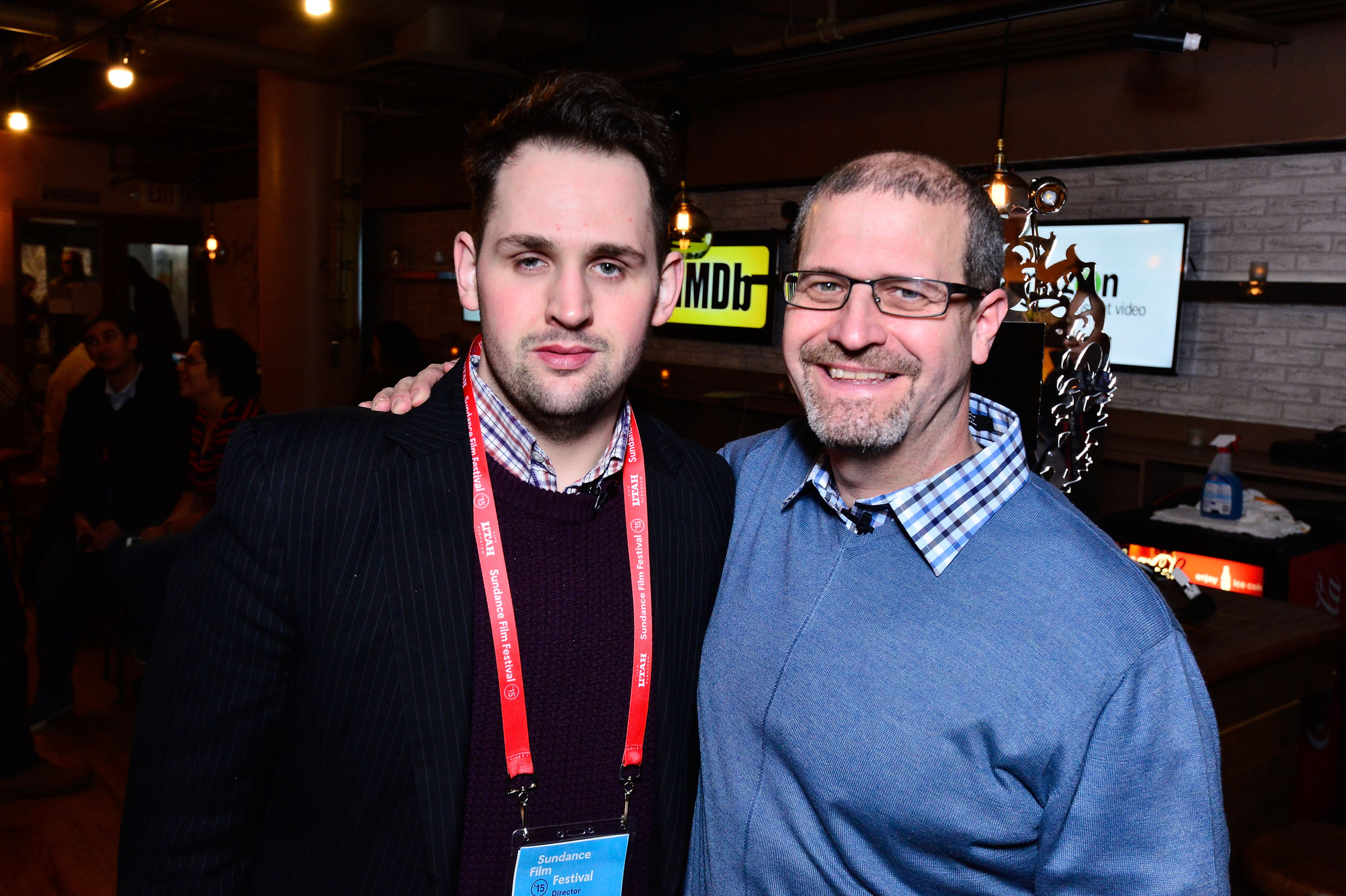 Gerard Barrett and Keith Simanton at event of IMDb & AIV Studio at Sundance (2015)