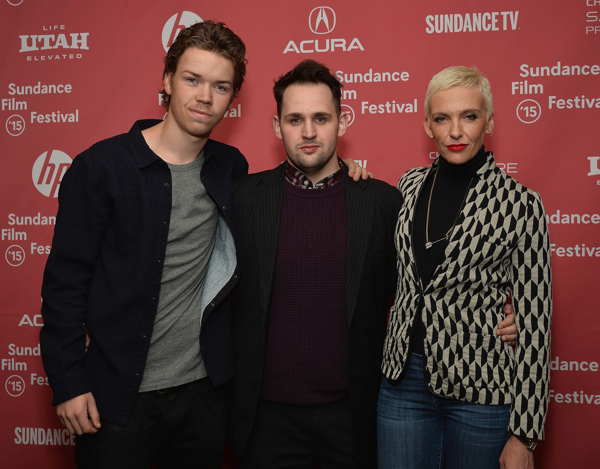 Toni Collette, Will Poulter and Gerard Barrett at event of Glassland (2014)