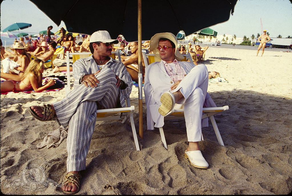 Still of Robin Williams and Nathan Lane in The Birdcage (1996)