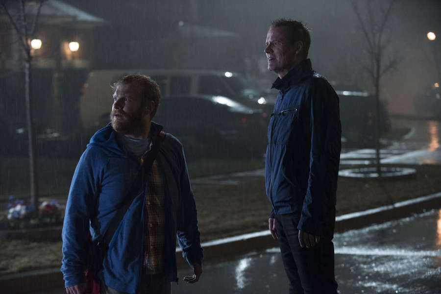Still of Jack Coleman and Henry Zebrowski in Heroes Reborn (2015)