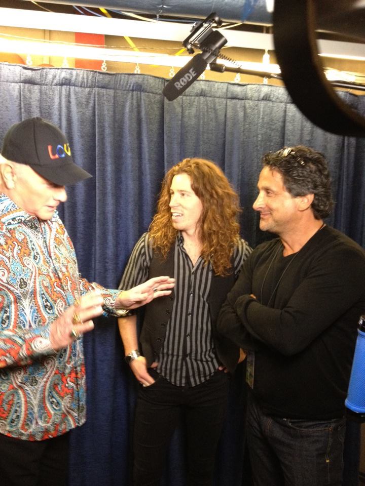 Mike Love, Shawn White, and Marc Bennett during The Beach Boys 50th Anniversary World Tour