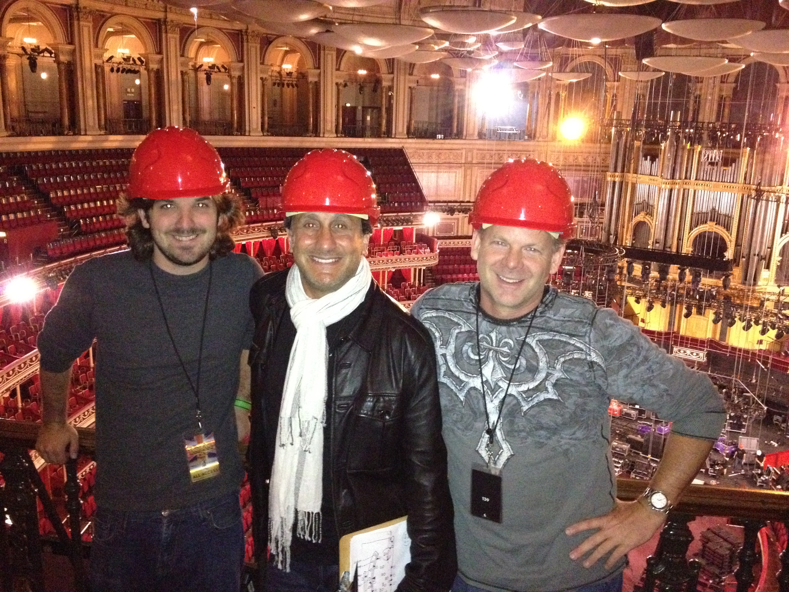 Channing Rossi, Marc Bennett and Mark Leisher during The Beach Boys 50th Anniversary World Tour