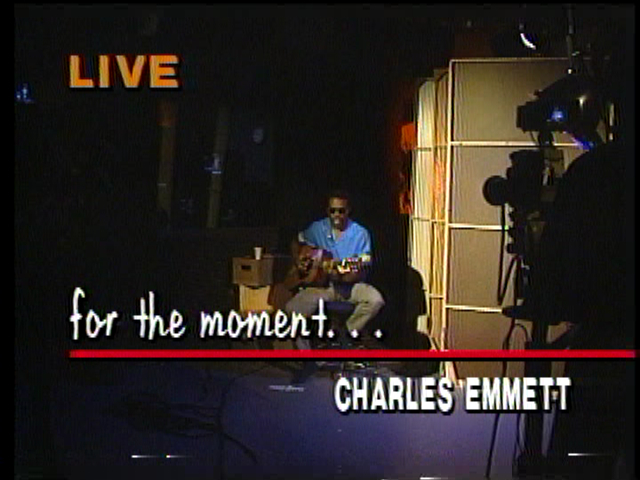 Charles Emmett is performing live in Hollywood on his cable program 
