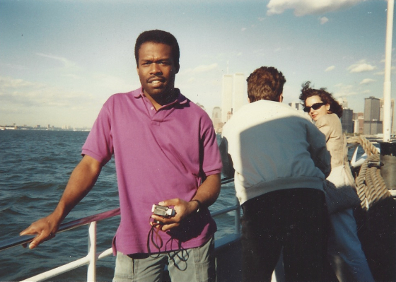 In New York, NY on Circle Line Cruise around Manhattan Island. 1990
