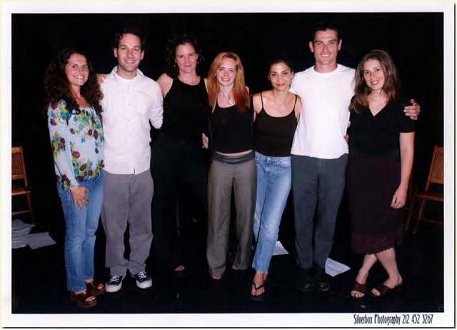 Morgan Stories 2002 at Culture Project, NY Sasha Eden, Paul Rudd, Ally Sheedy, Adrienne Shelly, Calle Thorne, Billy Crudup, Victoria Pettibone