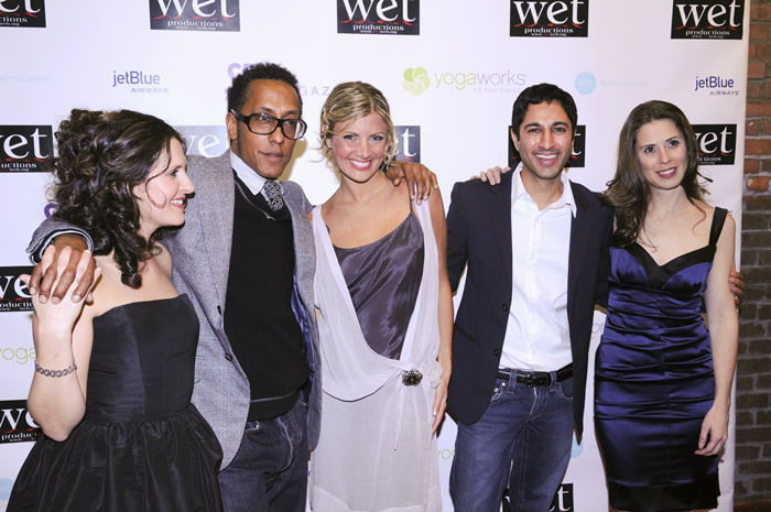 Sasha Eden, Andre Royo, Sabine Singh, Maulik Pancholy, Victoria Pettibone at WET's LOVE Benefit