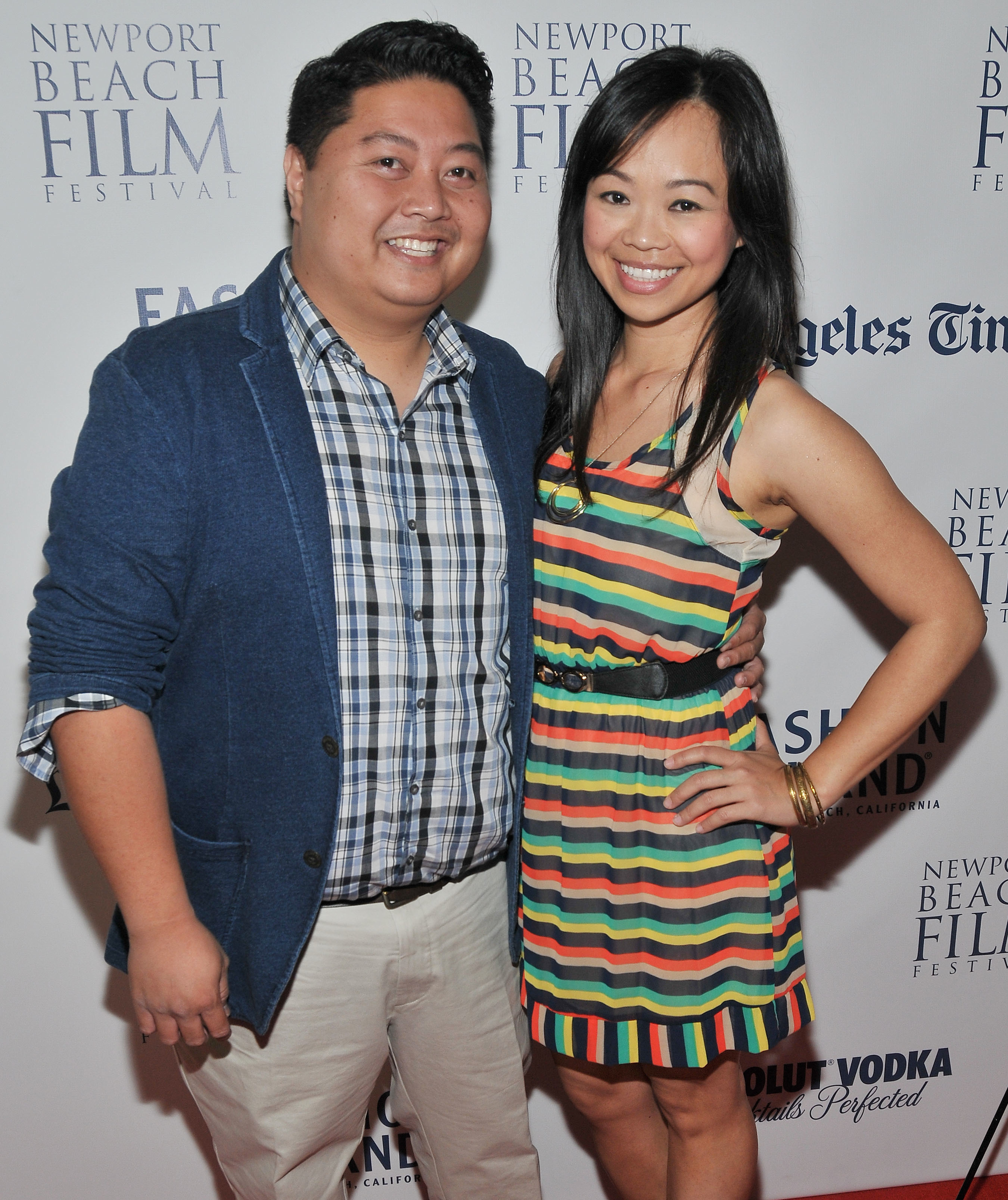 Jason Rogel & Sandy Yu @ the Newport Beach Film Festival