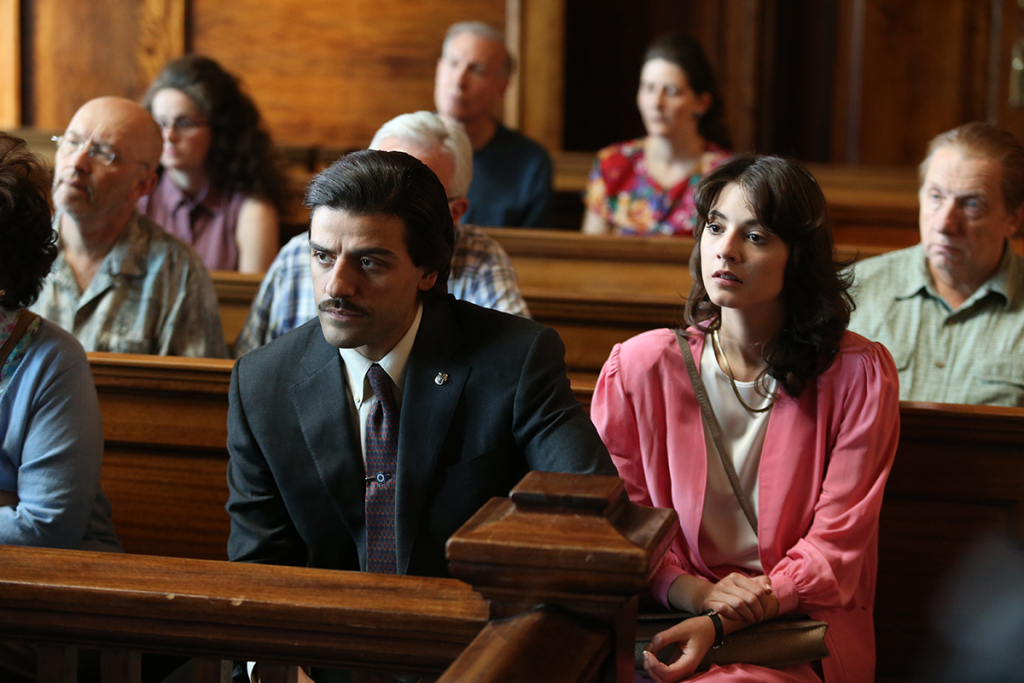 Oscar Isaac and Carla Quevedo in Show Me A Hero.