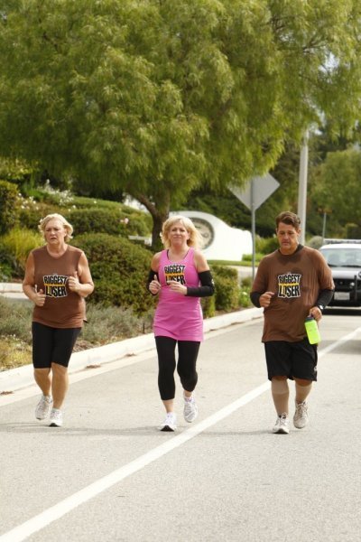 Still of Danny Cahill, Liz Young and Amanda Arlauskas in The Biggest Loser (2004)