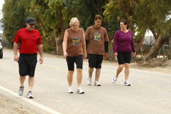 Still of Danny Cahill and Liz Young in The Biggest Loser (2004)