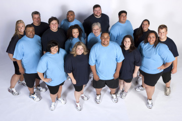 Still of Tracey Yukich, Mozziz Dewalt, Liz Young, Daniel Wright, Julio Gomez, Sean Algaier, Amanda Arlauskas, Abby Rike and Allen Smith in The Biggest Loser (2004)