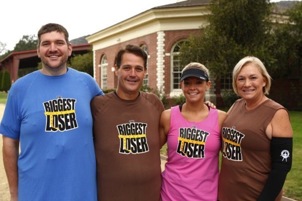 Still of Rudy Pauls, Danny Cahill, Liz Young and Amanda Arlauskas in The Biggest Loser (2004)