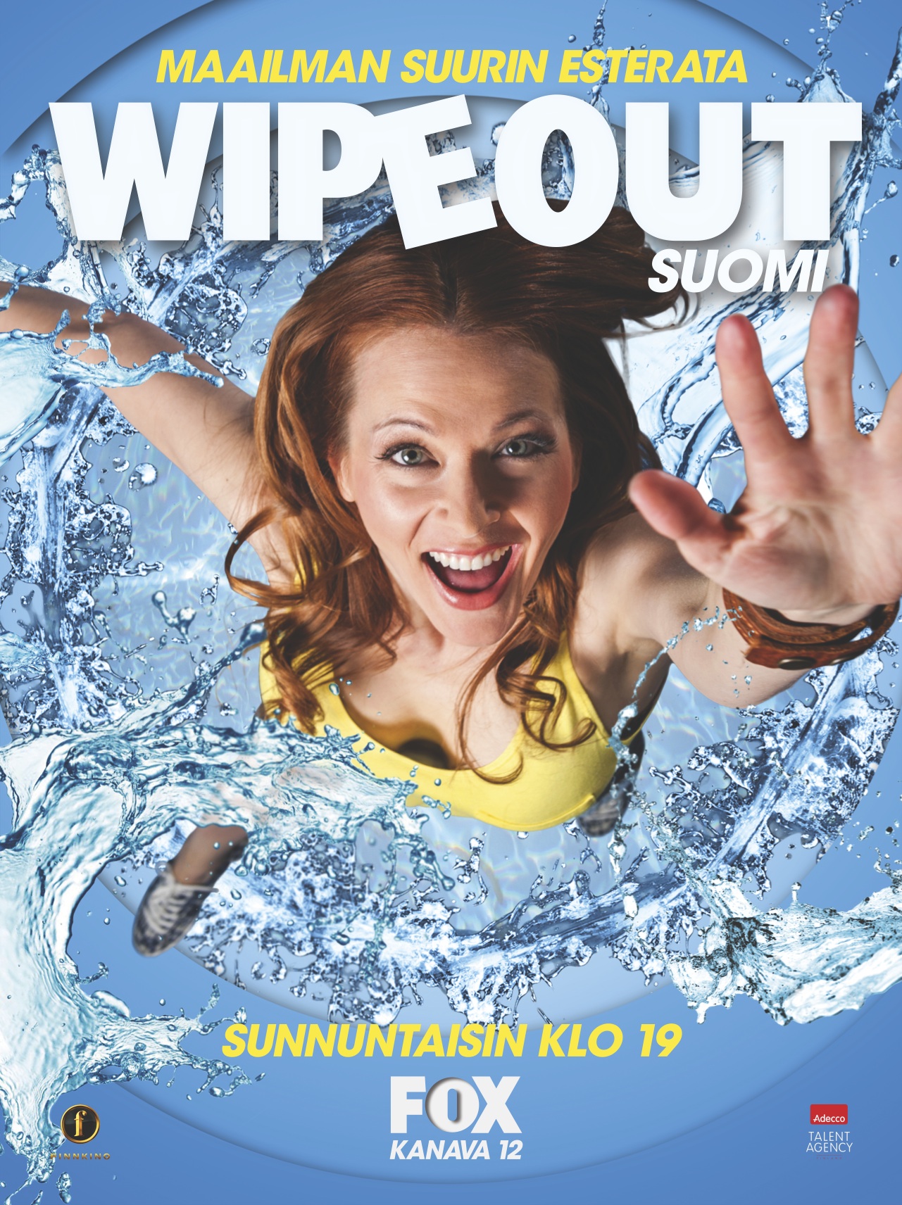 Anna Easteden Host of Wipeout Finland.
