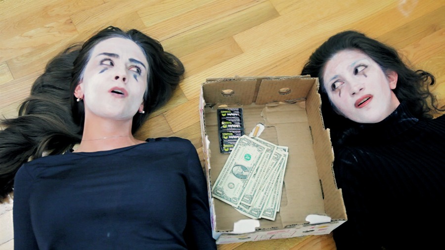 Still of Rebecca Fraiser and Jenna Guercio in 15 Bucks, a Cigarette Butt and Two Condoms