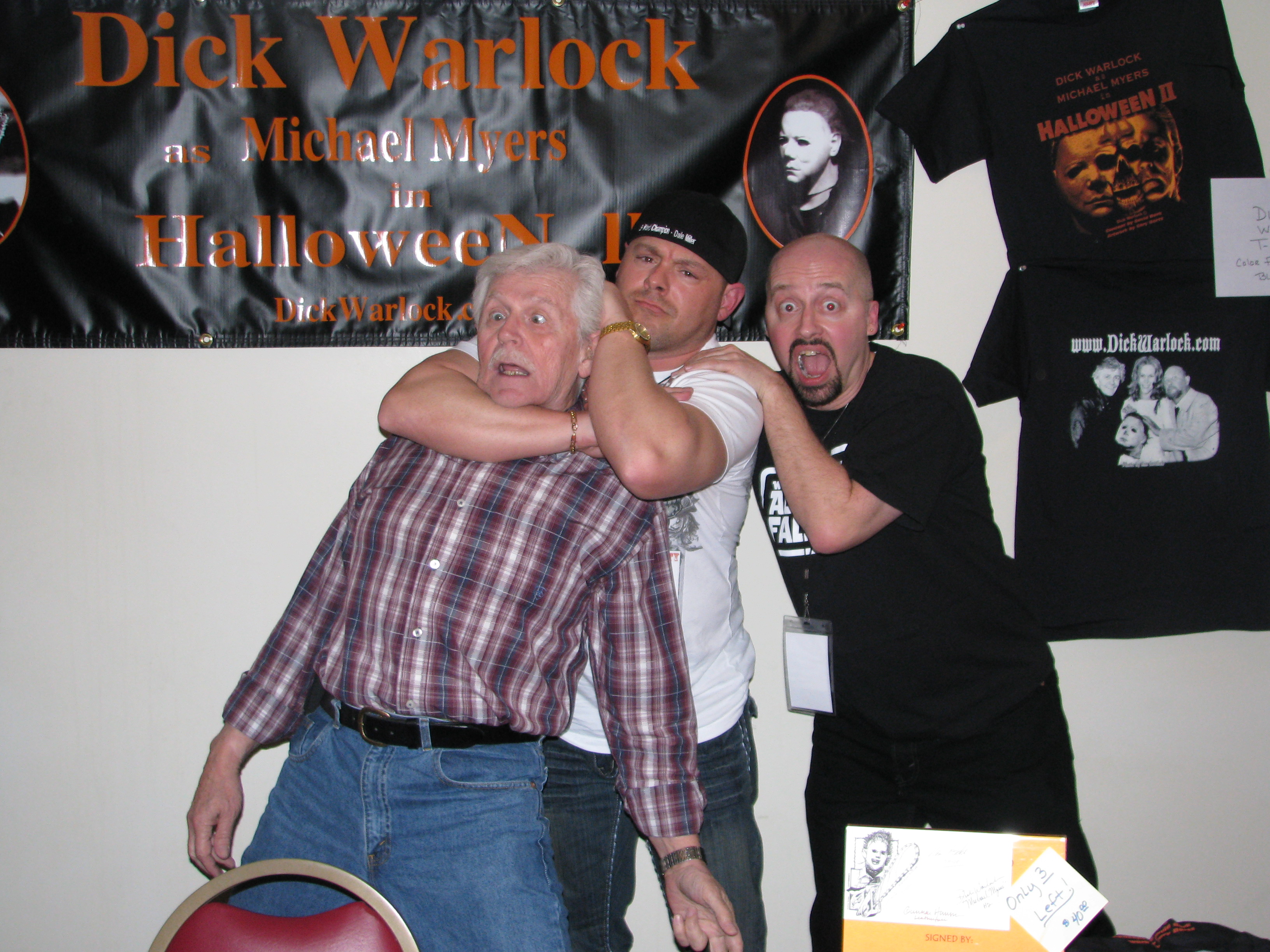 Me putting Dick Warlock to sleep while Jim O'rear gives me a back rub! That Jim o'Rear?