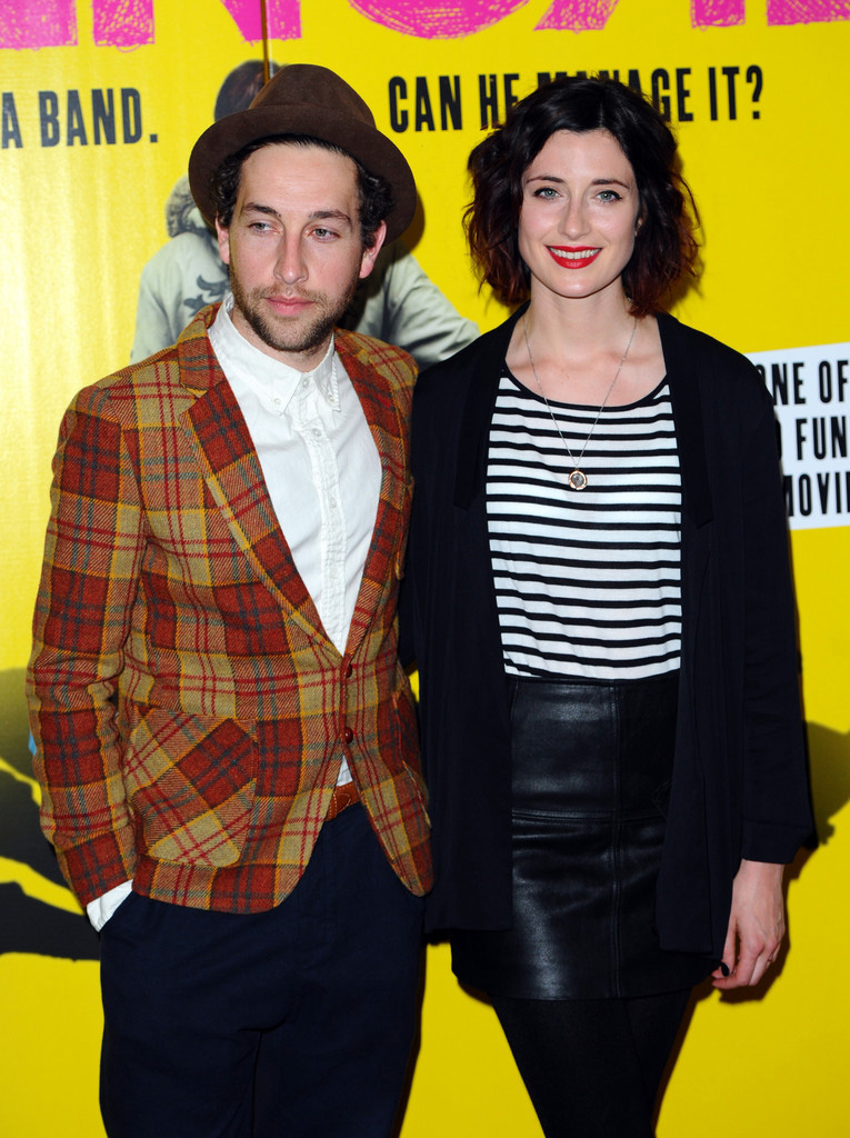 Dylan Edwards and Natasha O'Keeffe at Svengali Premiere