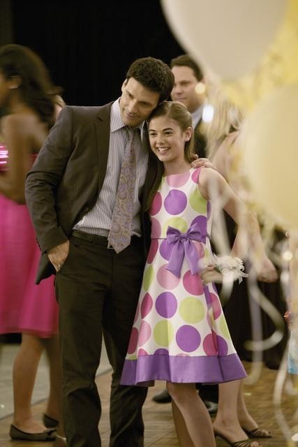 McKaley Miller on the set of ABC's 