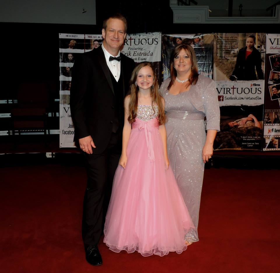 Bill Rahn, Amy Rahn, Summer Rahn - Red Carpet for Virtuous