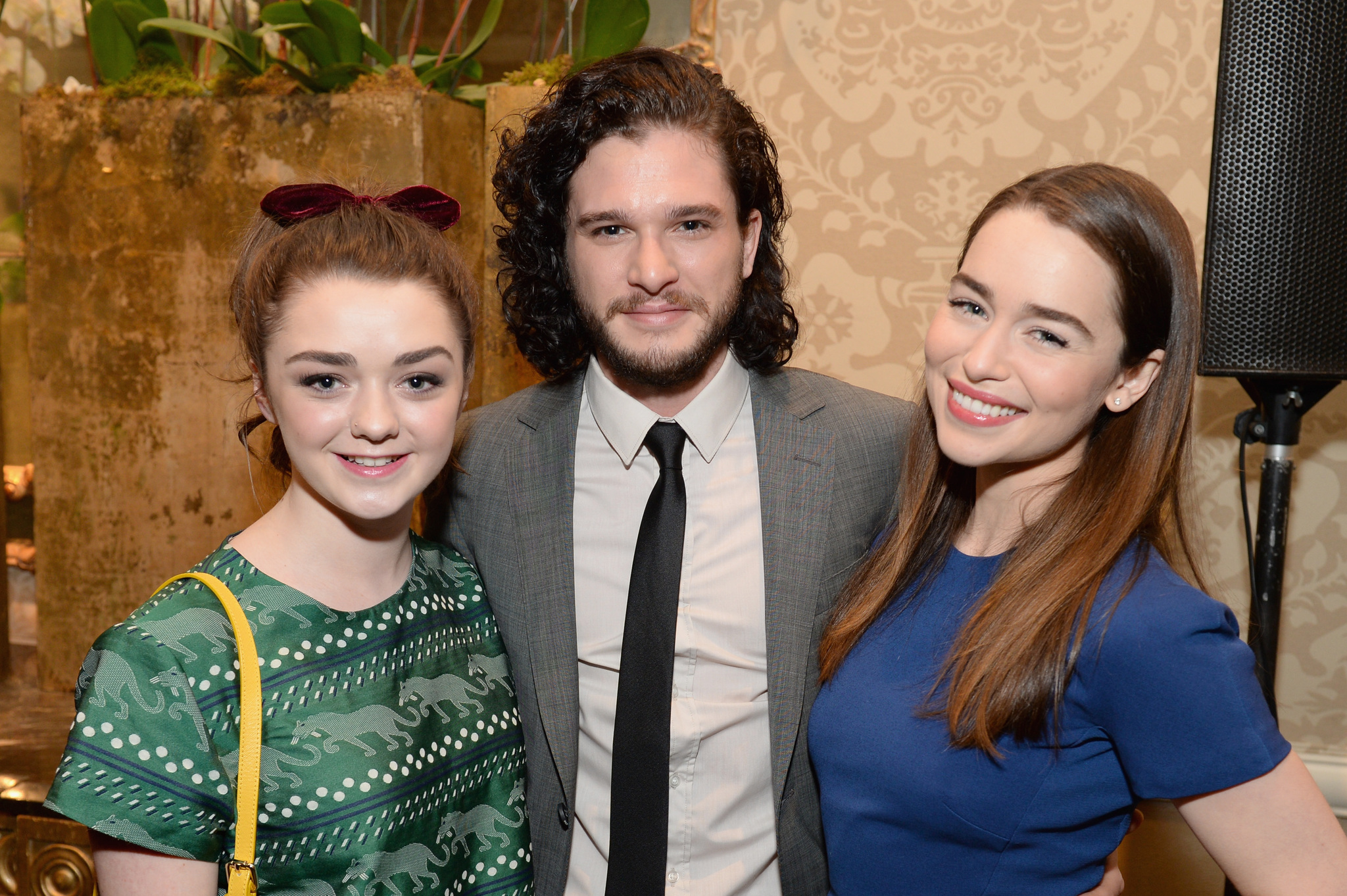 Kit Harington, Maisie Williams and Emilia Clarke