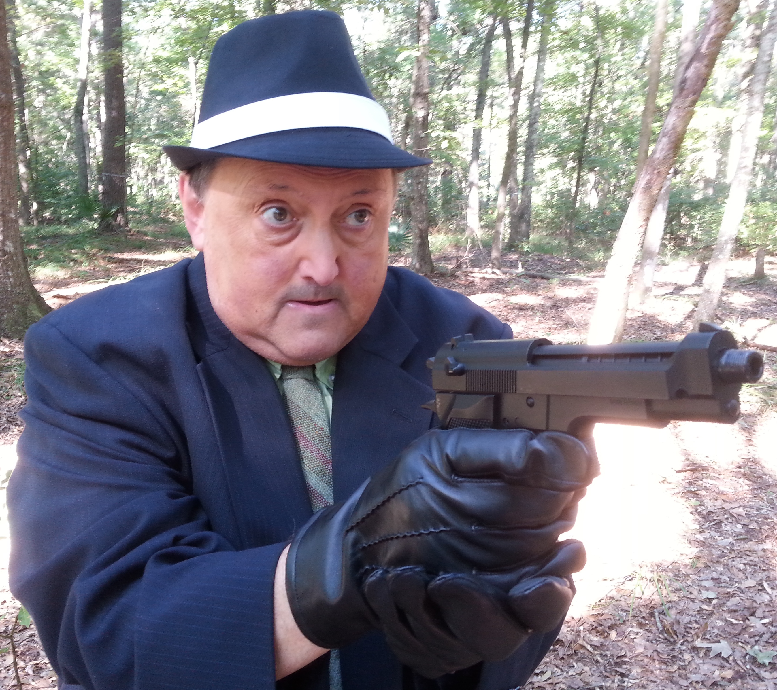 LEE ARMSTRONG as hitman Angelo in the Saint Jazzy Prods SAG-AFTRA New Media short 
