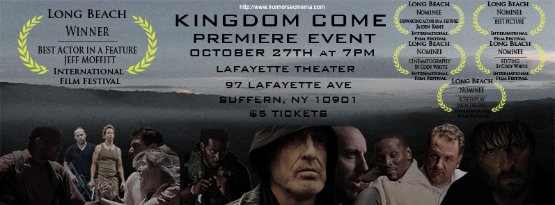 Kingdom Come poster! Graphic design by Jamie Tyson.