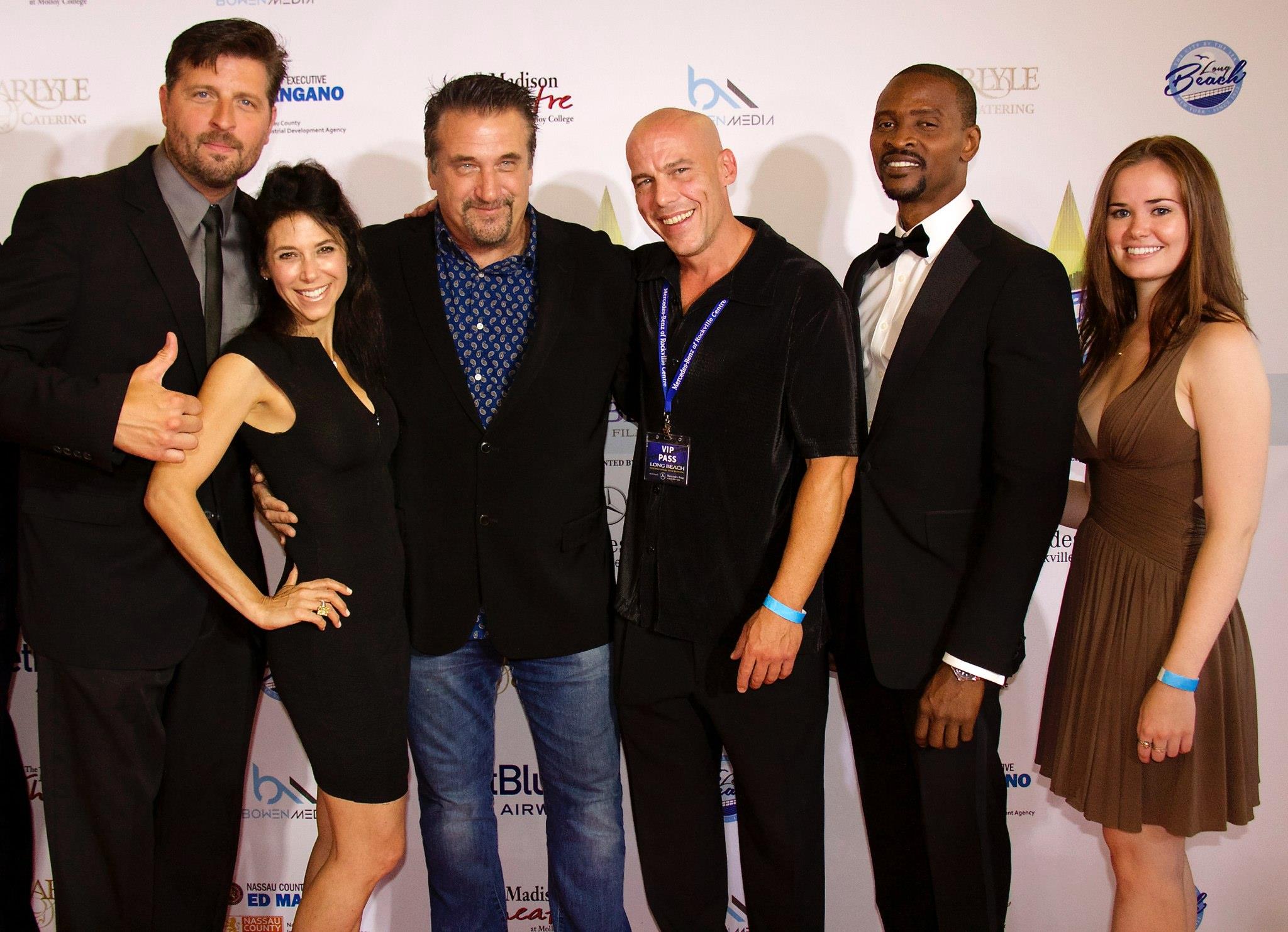 At the Long Beach International Film Festival - With Daniel Baldwin, Steven Komito, Jaiden Kane and Kate Sutherlin McLeod.