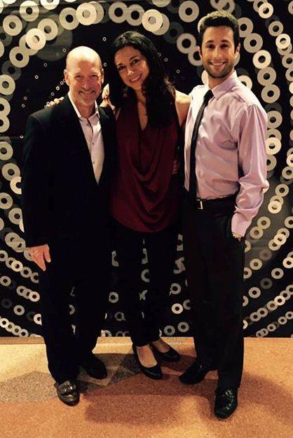 Ovation Awards 2014 with actors Anna Khaja and Joel Polis