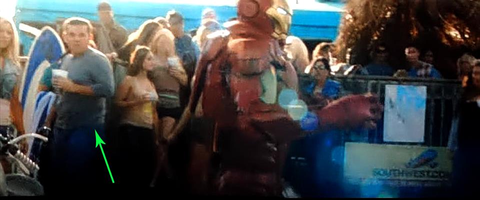Still shot from Iron Man 3 featuring Mike Guzman