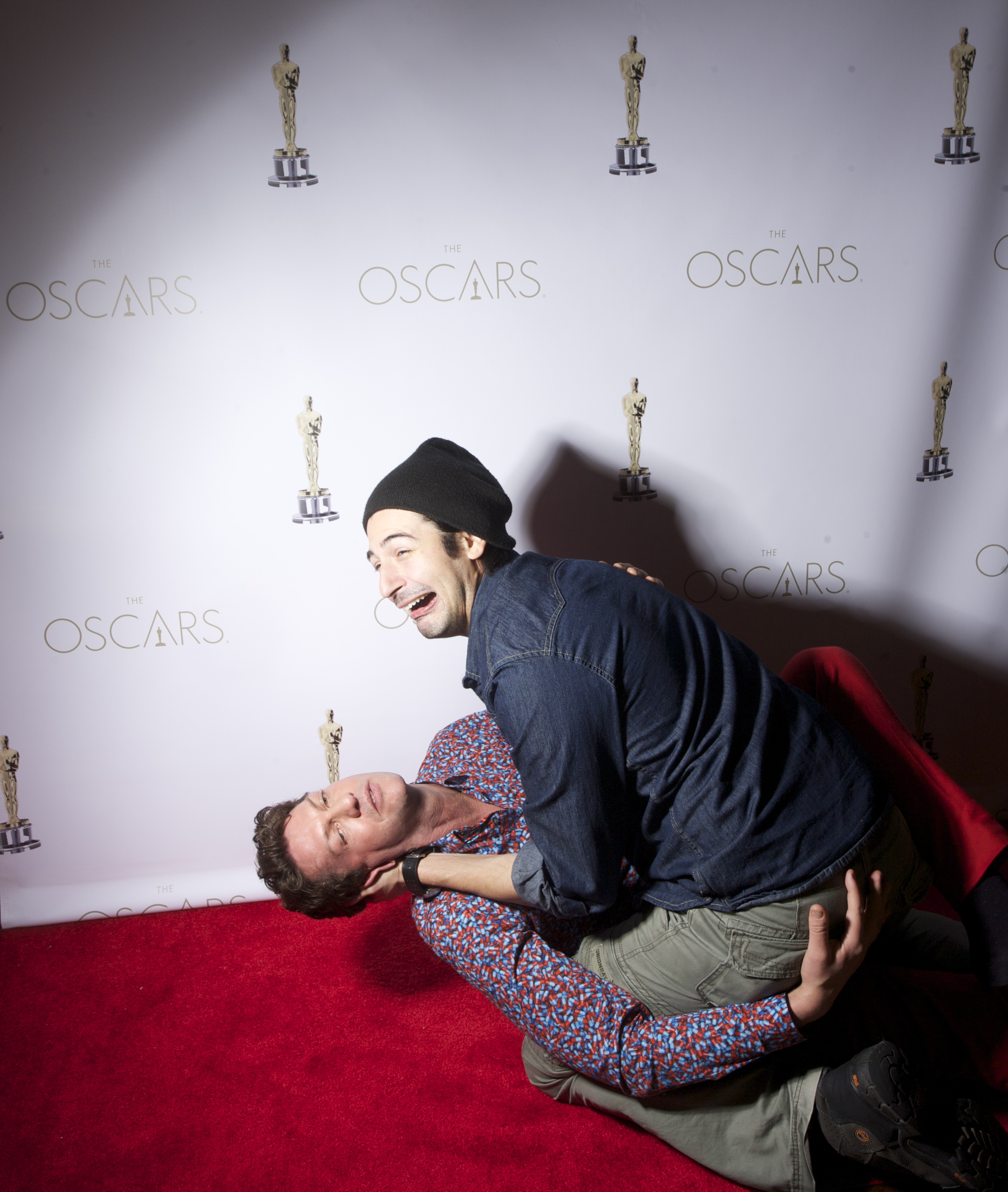 Kohl Beck and Aidan Kane in DEATH ON THE RED CARPET