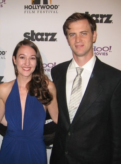 Michael M. McGuire and Melissa Nearman at the Hollywood Awards.