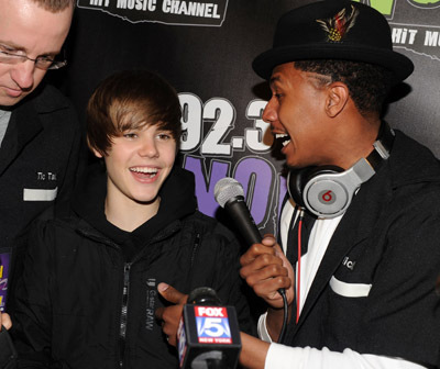 Nick Cannon and Justin Bieber