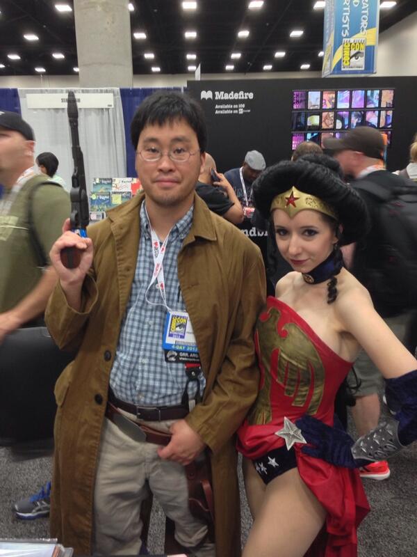 Me and Cosplayer Ridd1e at SDCC 2013.