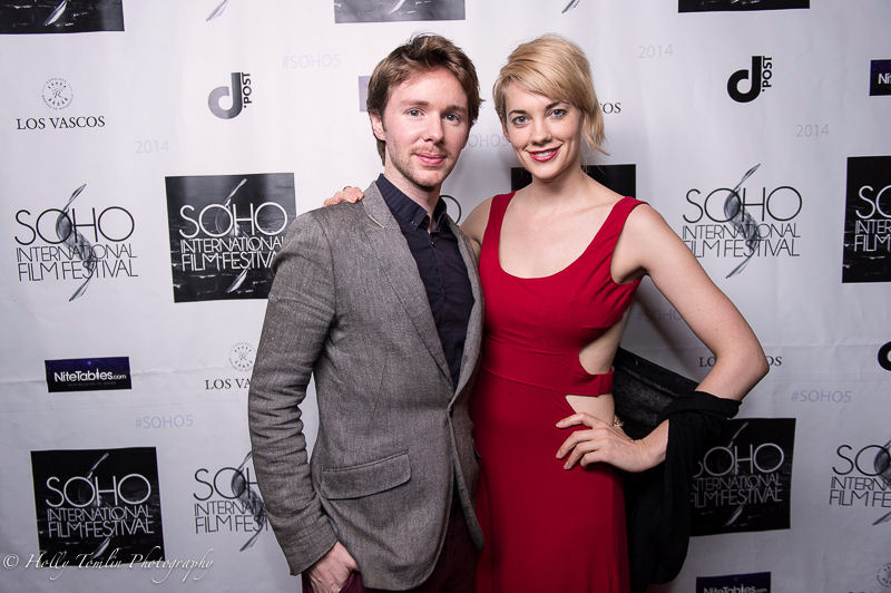 Soho International Film Festival 2014, Stars of LITTLE WORLDS, Ryan O'Callaghan and Selina MacDonald.