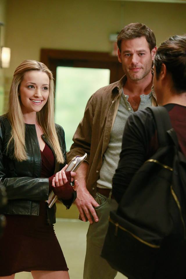 Still of Brianne Howey and Ivan Sergei on Twisted (2013)