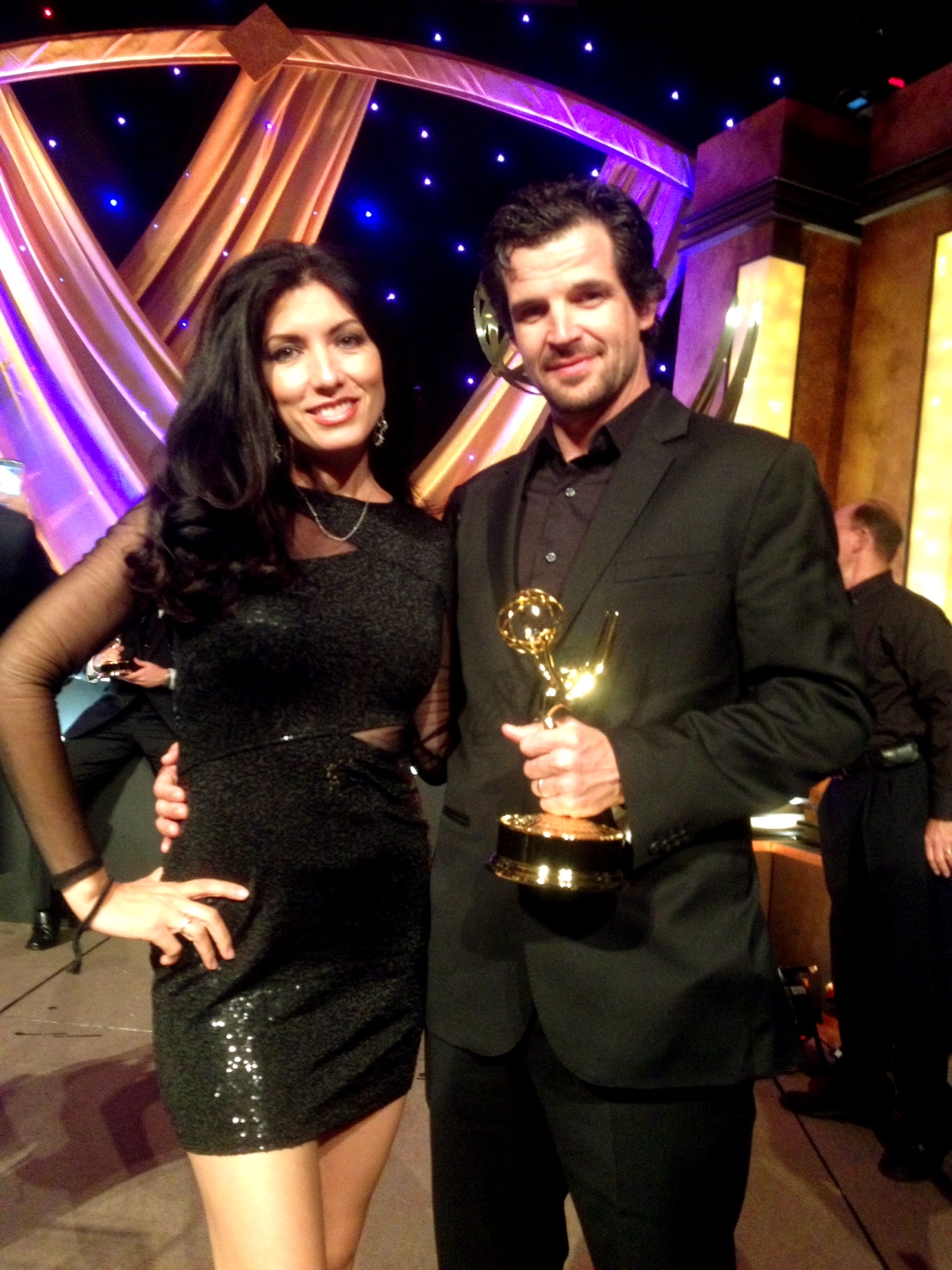 2012 Emmy Award with Eileen Gonzales