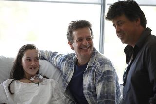 Holly (Charlie Bartlett), Tony Poli (Sam Bartlett) & Jeremy Cumpston (Director) The Last Race 2011