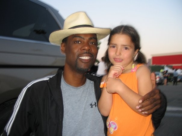Claire w/ Chris Rock on Grown Ups