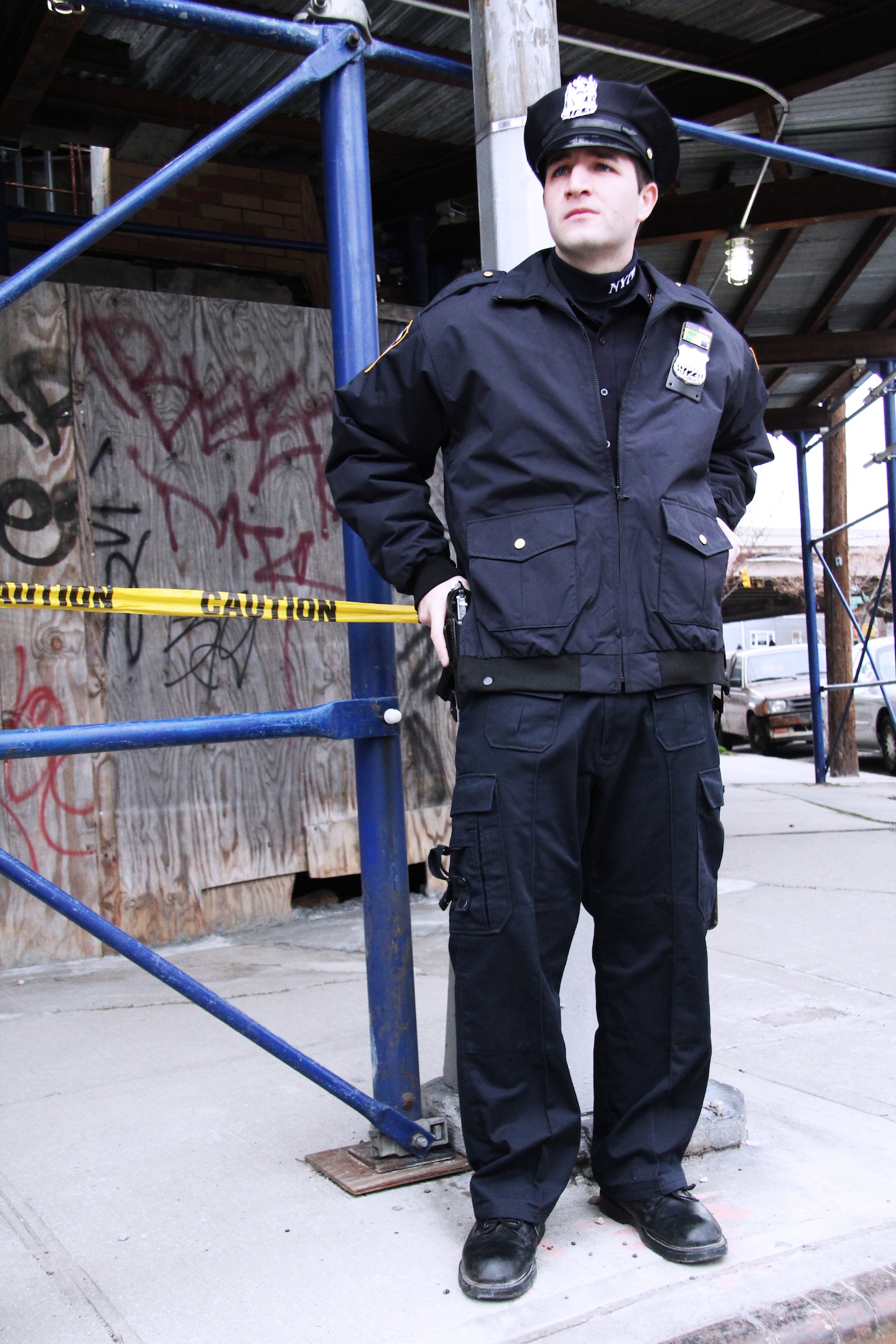Rocco Chierichella in NYPD uniform.