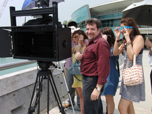 3D Field Shooting at Singapore. Demonstration held for PSL.