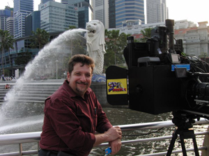 Shooting 3D at Singapore.