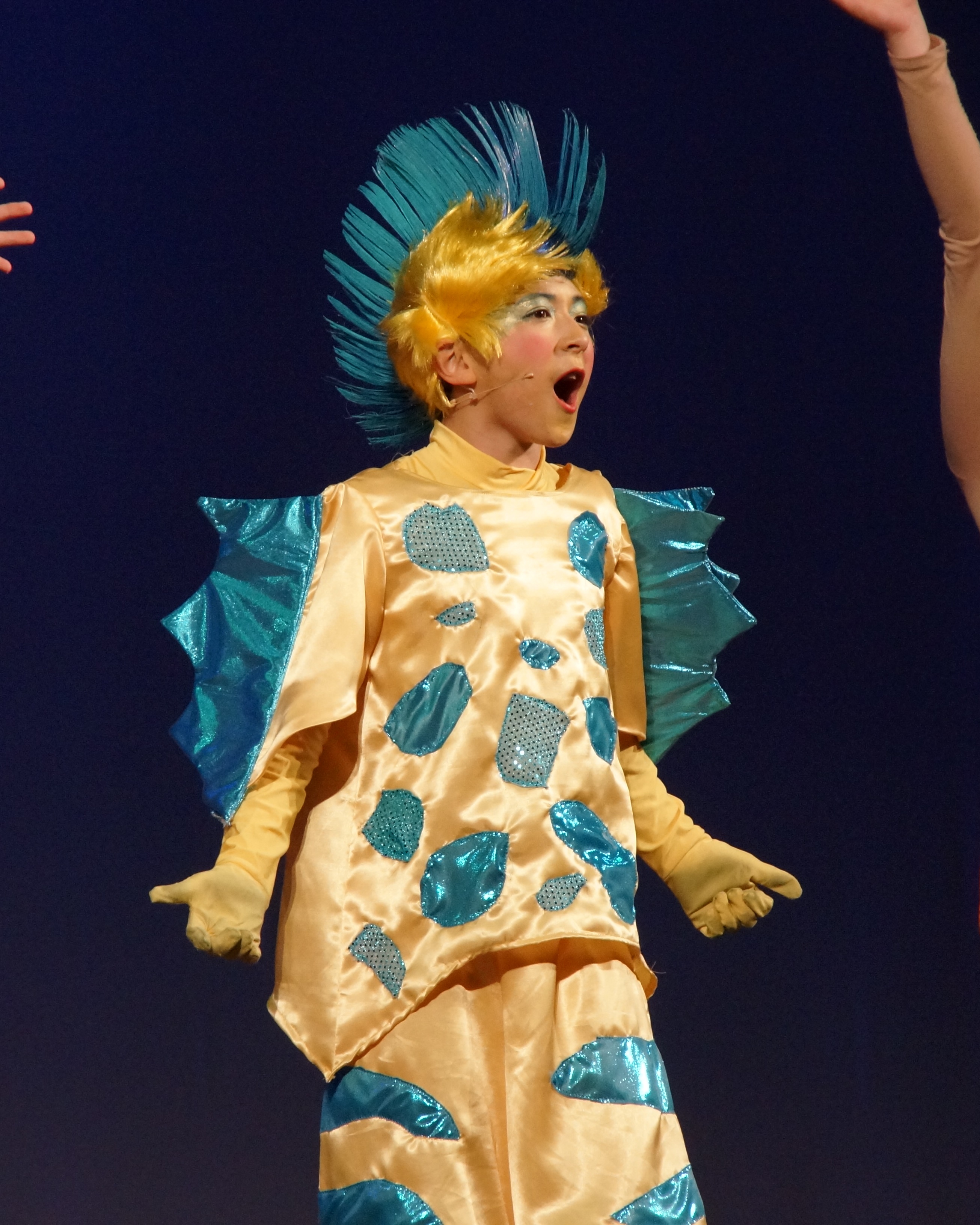 Benjamin Cheng as Flounder in Little Mermaid