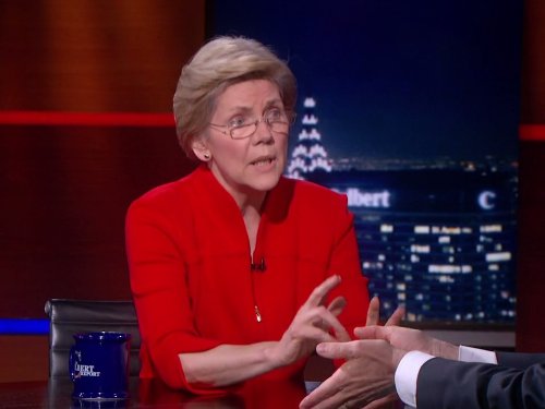 Still of Elizabeth Warren in The Colbert Report (2005)