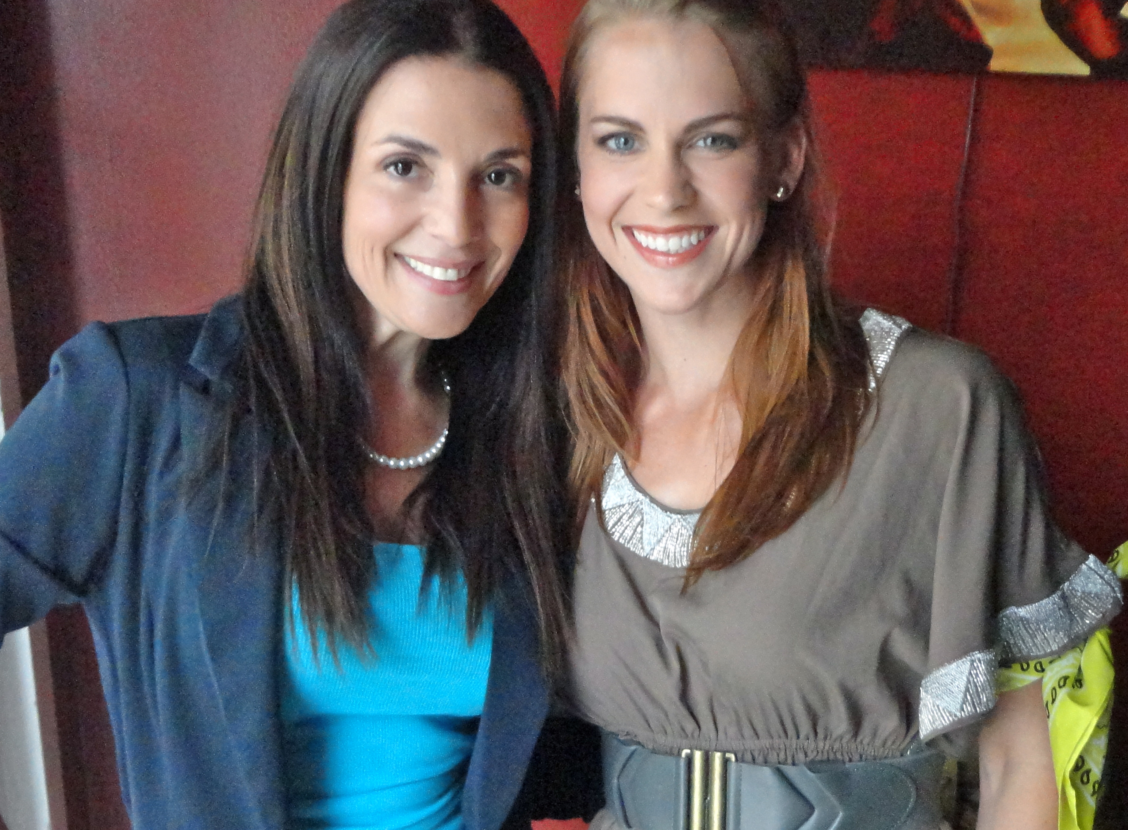Barbie Castro & Maddy Curley on the set of NOT FOR HUMAN CONSUMPTION