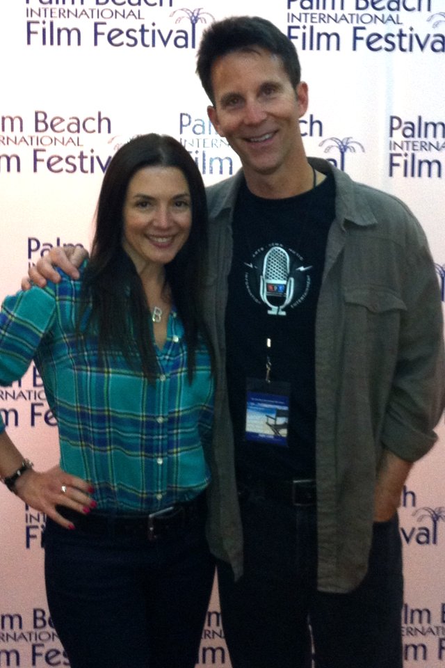 Barbie Castro & John Murlowski at the Palm Beach Film Festival