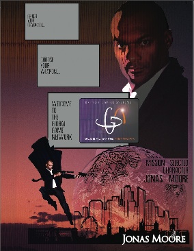 The Many Worlds of Jonas Moore (cover art) MIPCOM/Cannes nominated motion comic.
