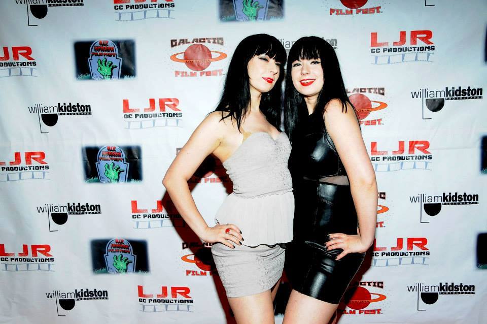 Jen and Sylvia Soska at the RIP Film Festival 2013.