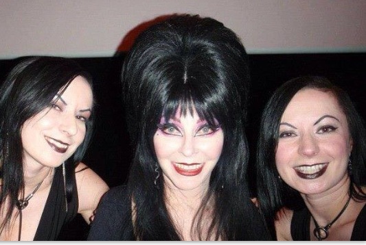Jen and Sylvia Soska with Elvira at Monster Fest 2012.