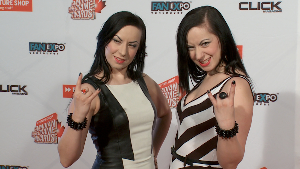 Jen and Sylvia Soska at the Video Game Awards 2013.