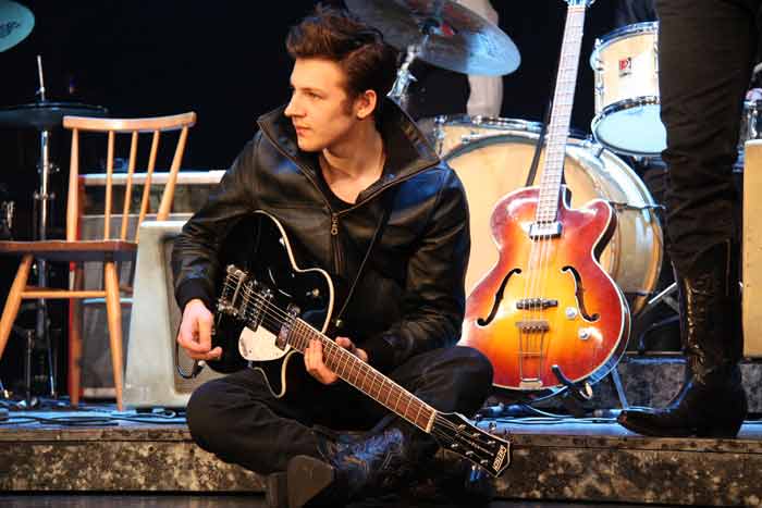 Will Payne as George Harrison in BACKBEAT